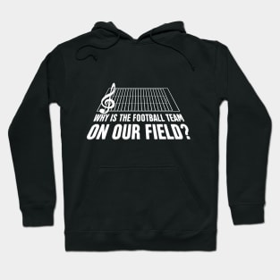 Funny Marching Band Design Hoodie